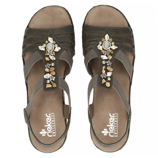 Sandals Rieker 62949-45 grey