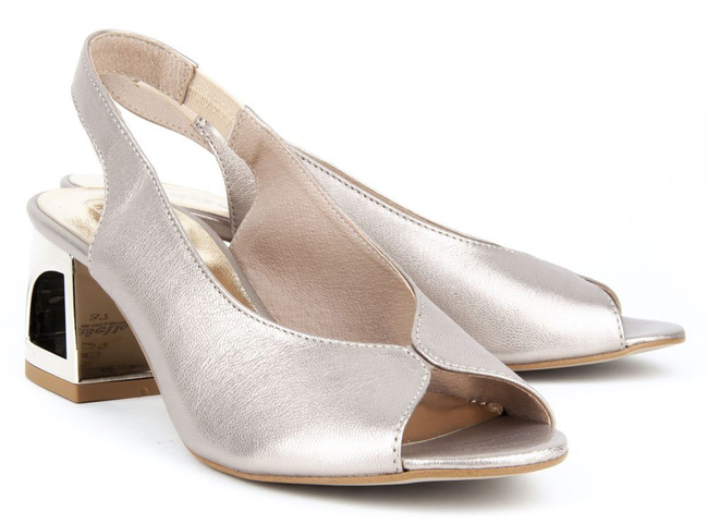 Sandały CheBello 2291-046-000-PSK-S22 Złoty