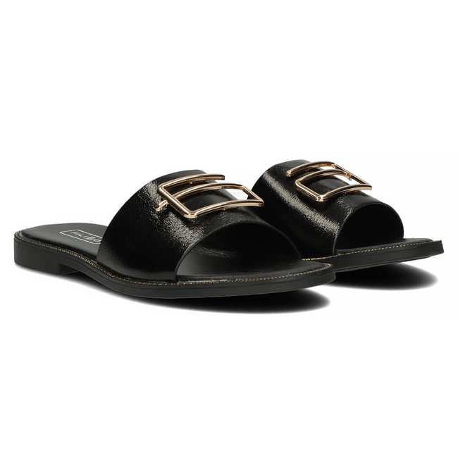 Klapki Filippo DK3701/22 BK czarne