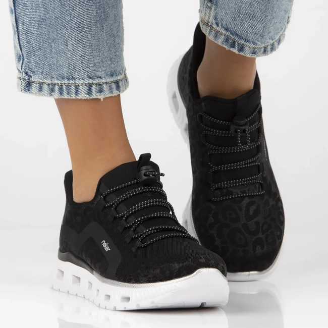 Rieker sneakers M6066-01 black