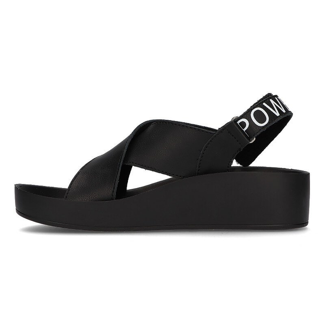 Skórzane sandały Filippo DS2060/21 BK czarne