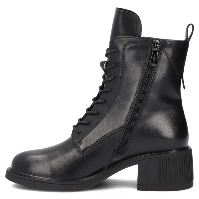 Leather ankle boots Filippo DBT8019/26 BK black