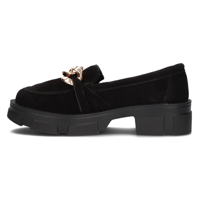 Leather shoes Filippo DP3221/21 BK S black