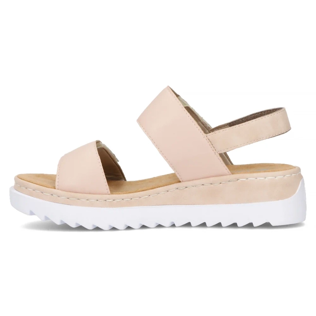 Leather sandals Rieker V4475-31 ROSA