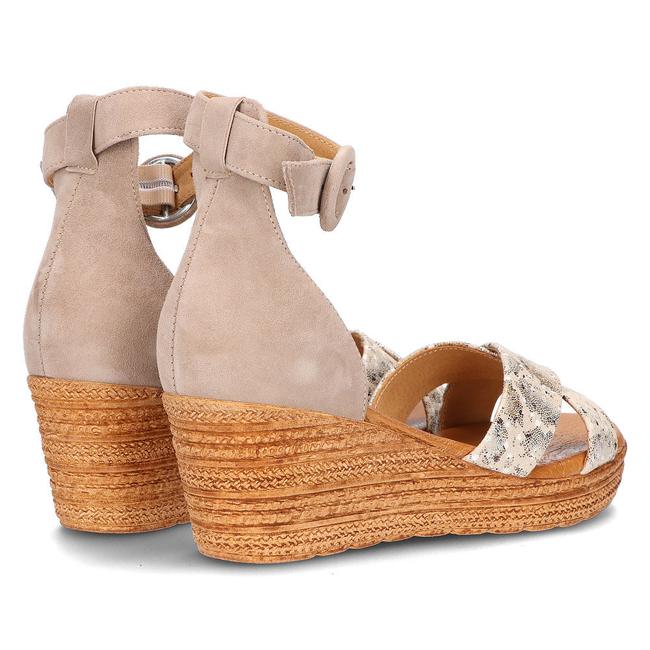Leather sandals Filippo 04565-04/00-5 gold beige