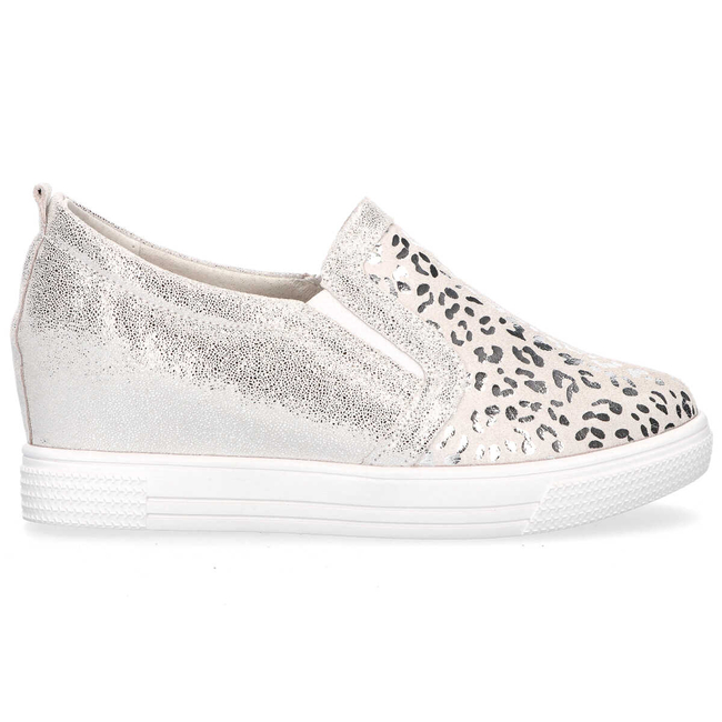 Leather shoes Filippo DP1349/20 SI silver