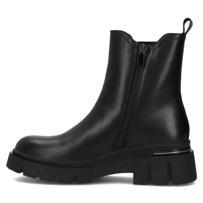 Leather ankle boots Filippo DBT6559/24 BK black