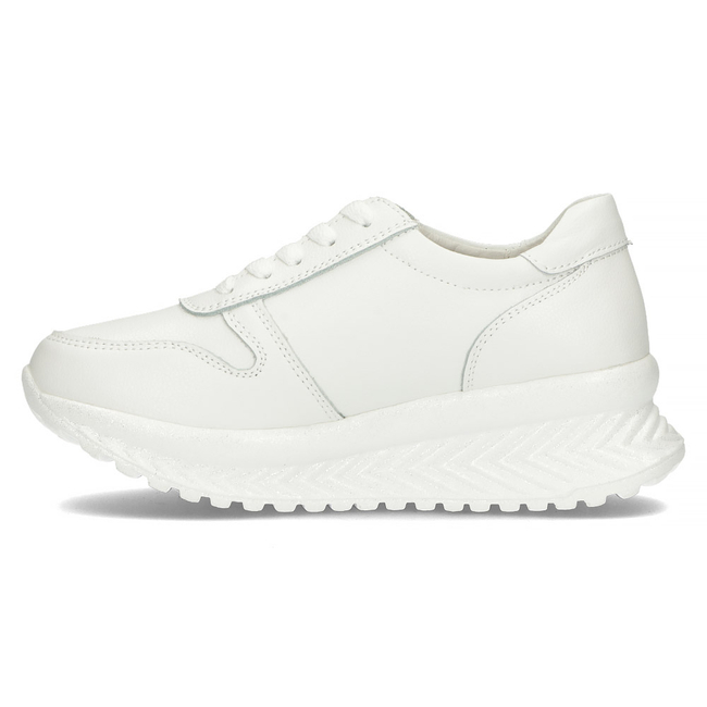 Skórzane Sneakersy Filippo DP3547/22 WH białe