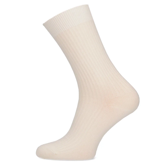 Women's Socks cream stripes