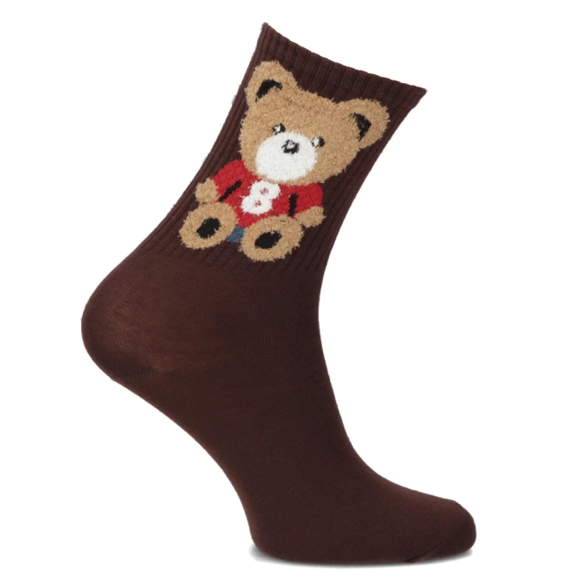 Women's Socks LAIOLA darkbrown bear
