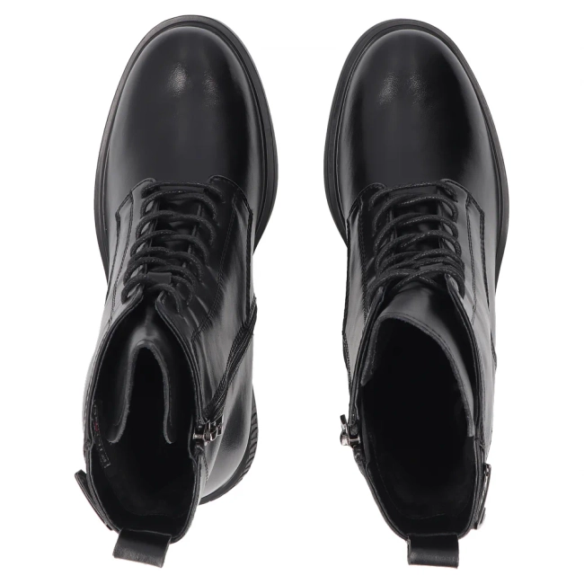 Leather ankle boots Filippo DBT8019/26 BK black