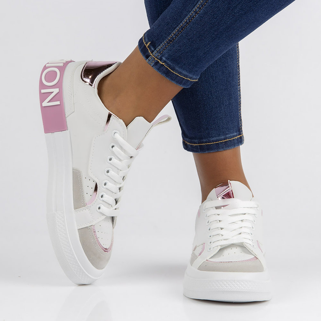 Sneakersy Filippo GG599 różowe