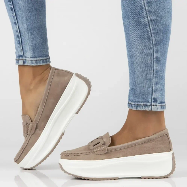 Leather shoes Filippo DP6132/25 BE beige