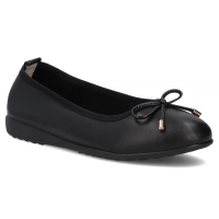 Skórzane baleriny Filippo DP7846/26 BK czarne