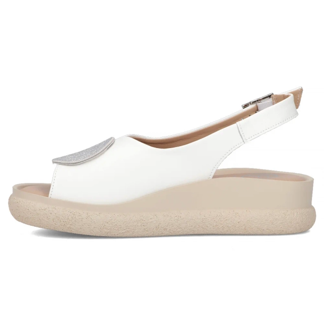 Leather sandals Filippo DS6984/25 WH white