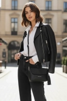 Leather handbag Toscanio G52 black