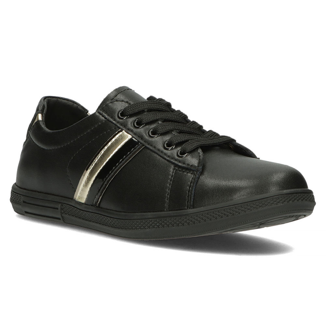 Skórzane półbuty Filippo DP4522/23 BK czarne