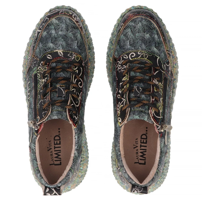 Skórzane sneakersy Laura Vita nikito 62 wielokolorowe