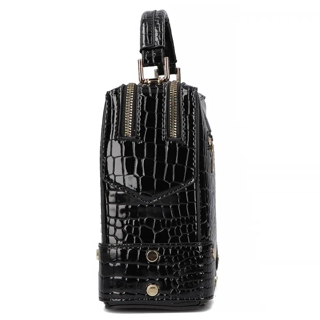 Black handheld bag black chic