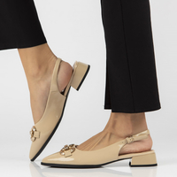 Leather shoes Filippo DP3745/22 BE beige