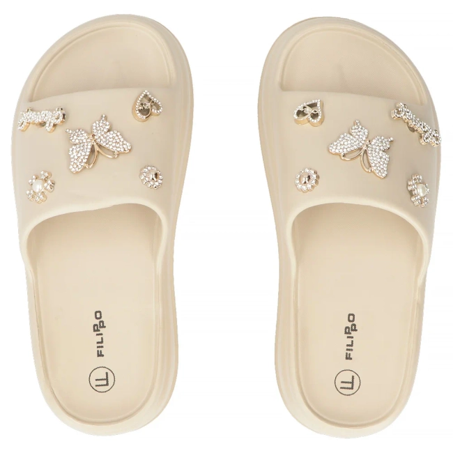 Slippers Filippo DK7913/26 BE beige