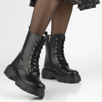 Leather ankle boots Filippo DBT4759/25 BK black