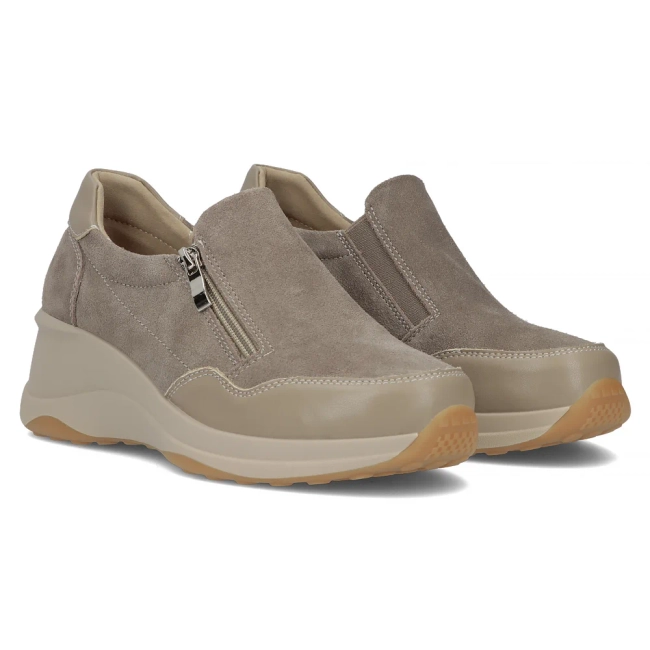 Leather shoes Filippo DP6473/24 BE beige