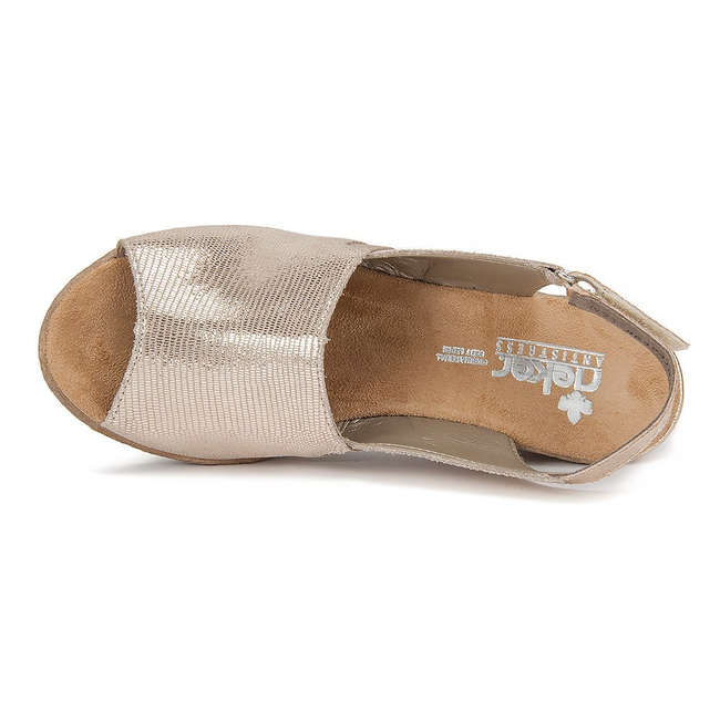 Sandals Rieker 62440-90 gold