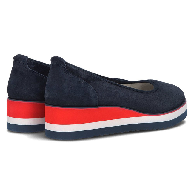 Leather ballerinas Filippo DP2323/22 NV navy blue