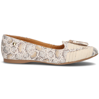 Leather ballerinas Filippo 04016 beige gold