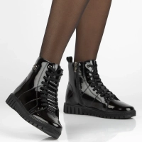 Leather ankle boots Filippo DBT7273/25 BK black