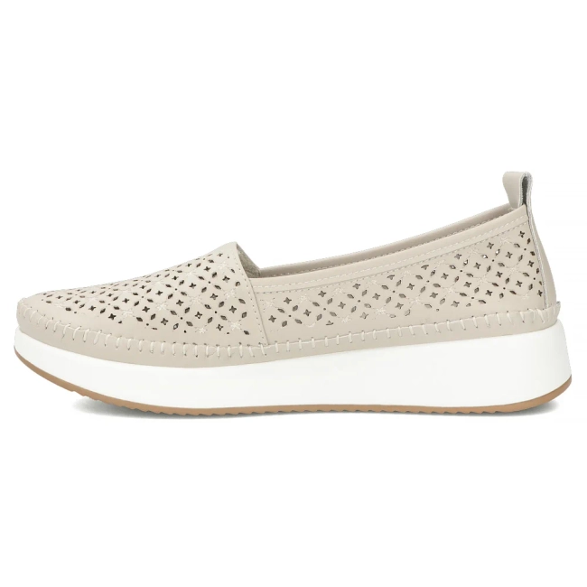 Leather shoes Filippo DP4555/26 BE beige