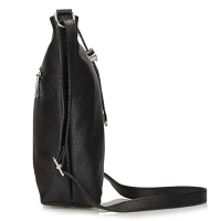 Handbag Toscanio Leather Messenger Bag A88 black