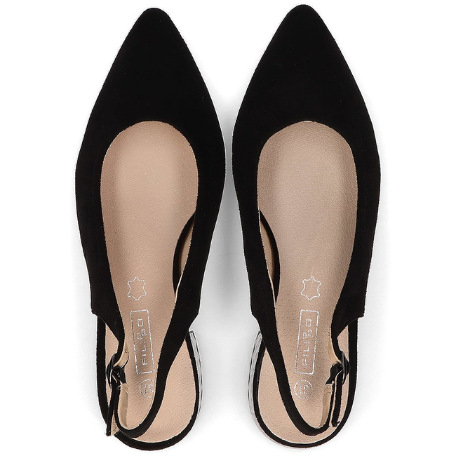 Heeled shoes FILIPPO DP2095/21 BK Black