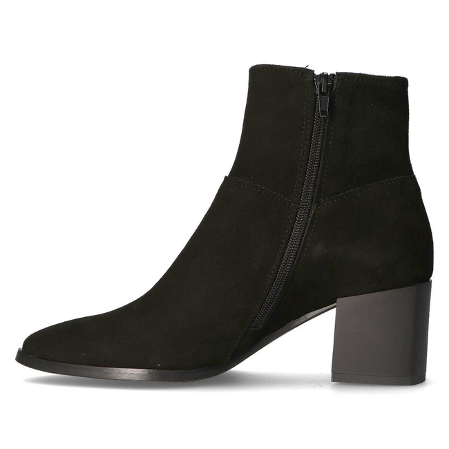 Leather ankle boots Filippo 1605 black suede