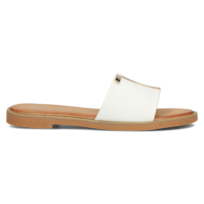 Klapki Filippo DK2103/22 WH białe