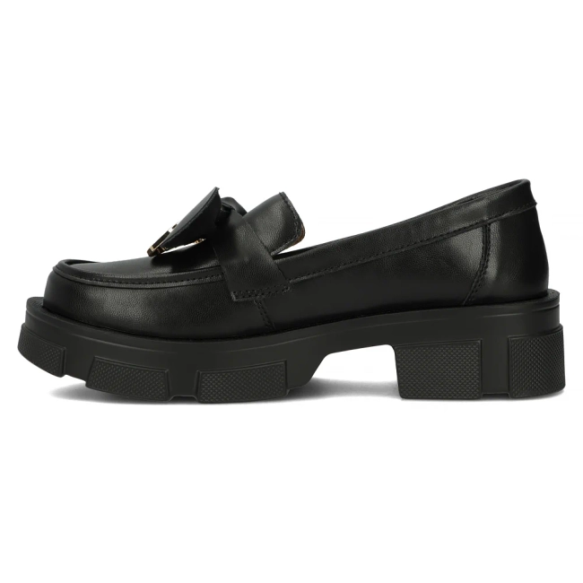 Leather shoes Filippo DP6101/24 BK black