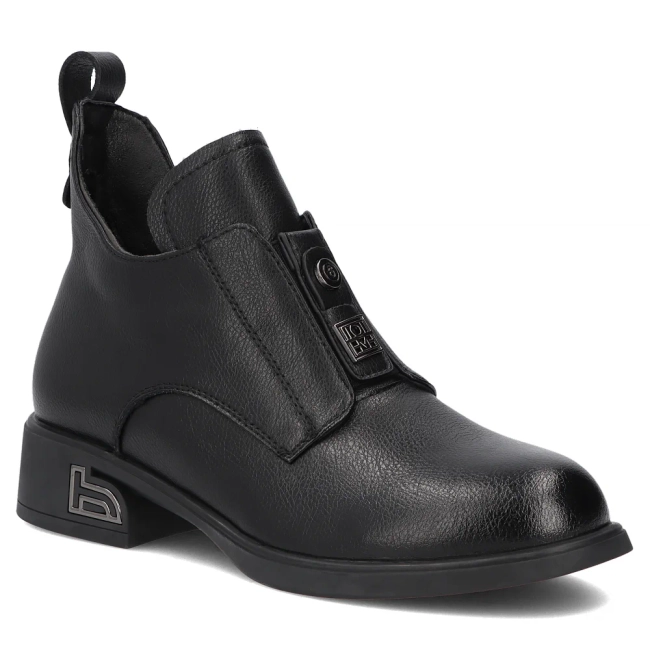 Leather ankle boots Filippo DBT8037/26 BK black