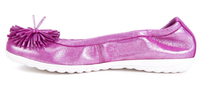 Baleriny Caprice 9-22116-22 598 Pink Glitter