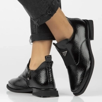 Leather ankle boots Filippo DBT6425/24 BK black