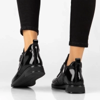Skórzane botki Filippo DBT4763/26 BK czarne