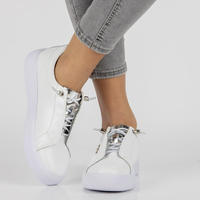 Leather shoes Filippo DP2041/21 WH white