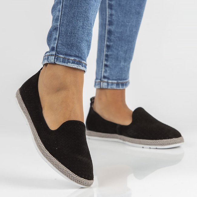 Leather shoes Filippo DP081/22 BK black