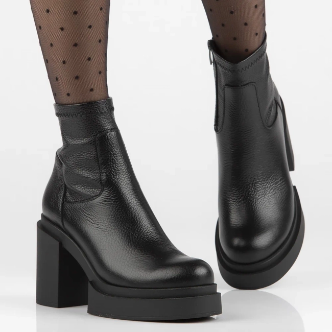 Leather ankle boots Filippo 1322 black