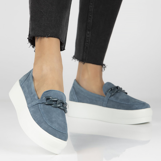 Leather shoes Filippo DP4484/23 NV navy