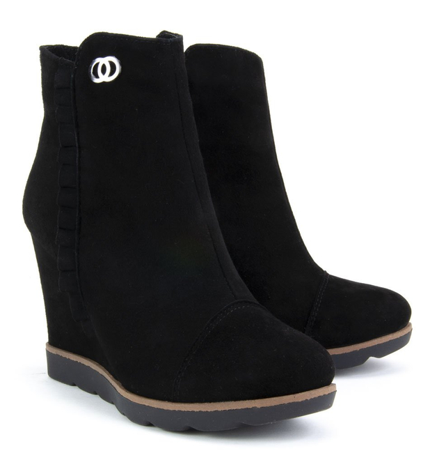 Ankle boots Claudio Rosetti 437/K1 Black Suede