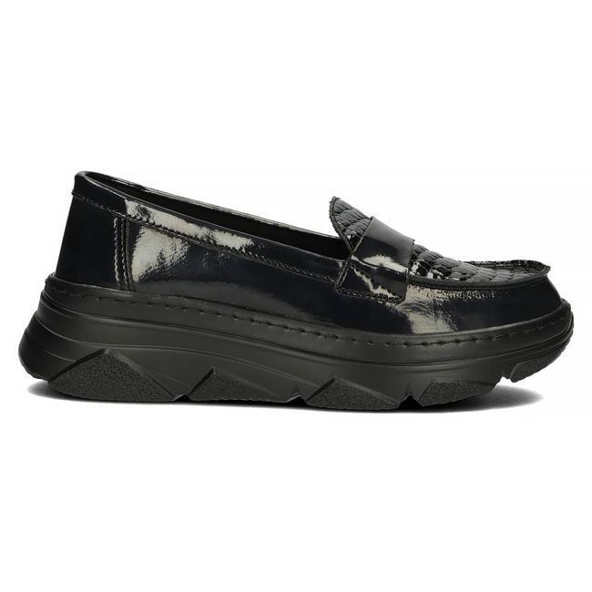 Leather shoes Filippo DP4186/22 BK black