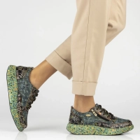 Skórzane sneakersy Laura Vita nikito 62 wielokolorowe