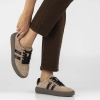 Skórzane sneakersy Filippo DP7958/26 BE beżowe