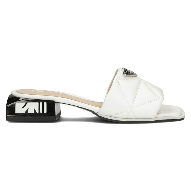 Leather flip-flops Filippo DK3905/22 WH white